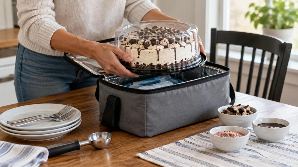 Ice Cream Cake Pickup: Temperature, Travel, and Storage